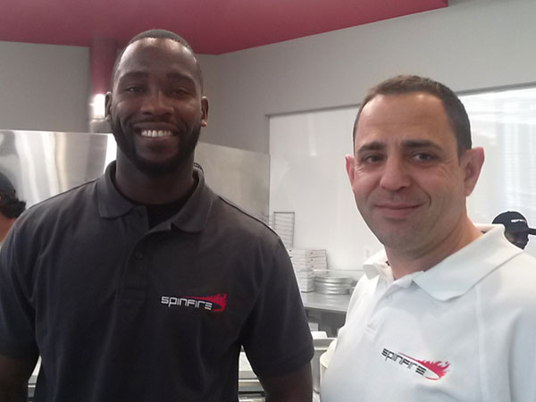 Pierre Garçon Shows Off His Pizza Chain in D.C. 