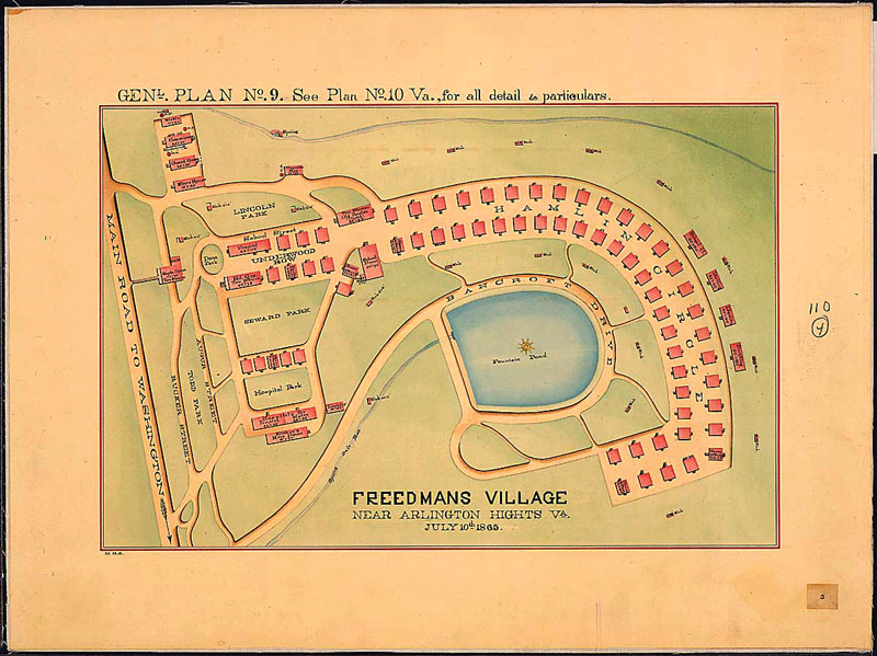 Freedmans Village map