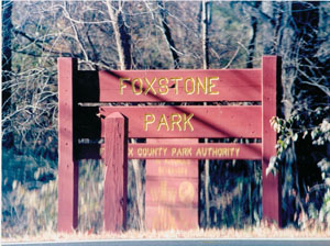 Robert Hanssen was finally arrested at Foxstone Park in Vienna while stashing a package underneath a footbridge. FBI File Photos