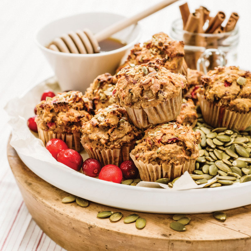 Momme Meals’ gluten-free cranberry-sweet potato muffins. Photo courtesy of Momme Meals